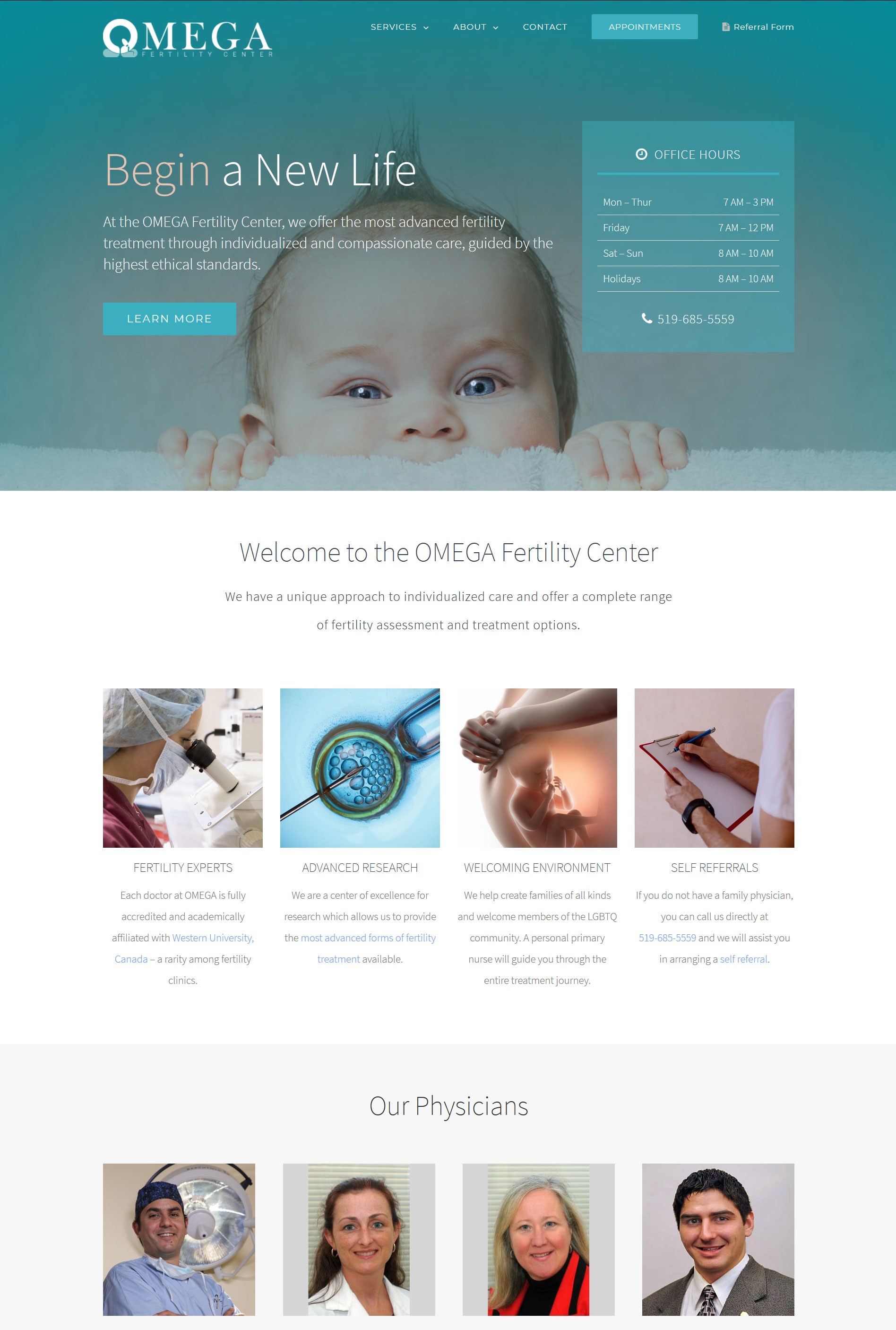 Omega Fertility Center • Kevin Biskaborn